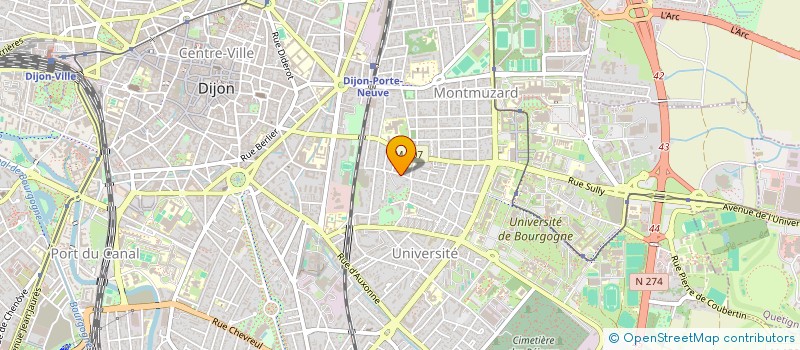 localisation de l'entreprise SCI LOGEC à DIJON