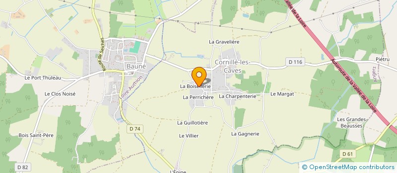 localisation de l'entreprise SCI LOGEDAX  CORNILLE-LES-CAVES