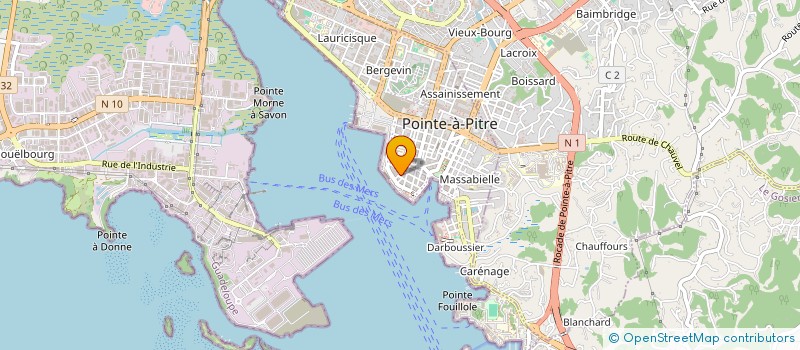 localisation de l'entreprise SCI LOGEMENT COMMUNAL ANTILLAIS à POINTE-A-PITRE