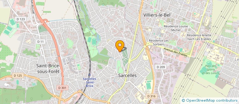 localisation de l'entreprise SCI - LOGEMENT POUR TOUS à SARCELLES