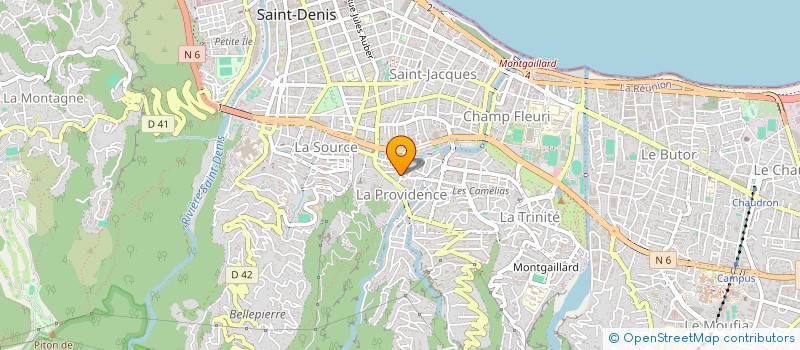 localisation de l'entreprise SCI LOGEMENT POUR TOUS-OCEAN INDIEN à SAINT-DENIS