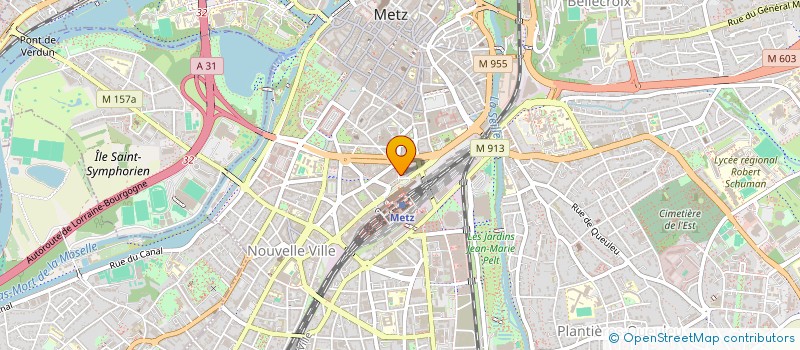 localisation de l'entreprise SCI LOGEMENTS COMMERCE B2.4 METZ AMPHITHEATRE  METZ