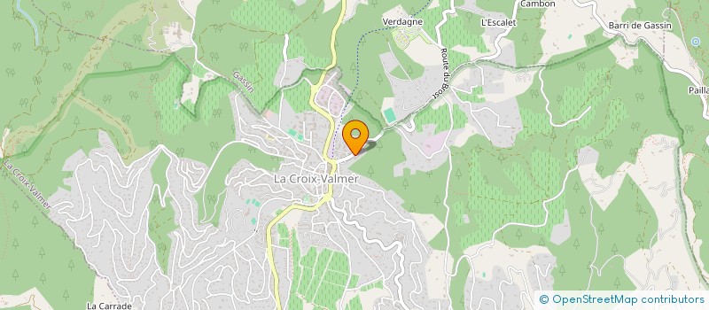 localisation de l'entreprise SCI LOGEOU  LA CROIX-VALMER