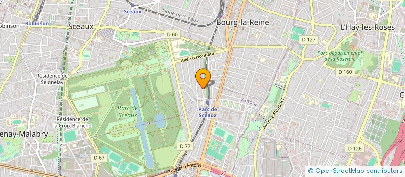 localisation de l'entreprise SCI LOGERGASP à SCEAUX