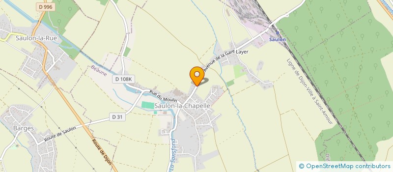 localisation de l'entreprise SCI LOGEROT  SAULON-LA-CHAPELLE