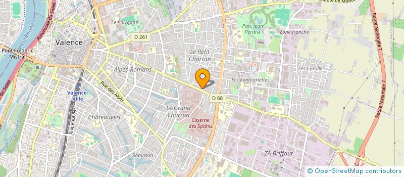 localisation de l'entreprise SCI LOGEROT à VALENCE