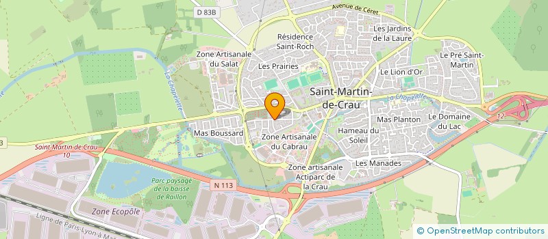 localisation de l'entreprise SCI LOGEVOUS à SAINT-MARTIN-DE-CRAU