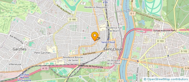 localisation de l'entreprise SCI LOGHIALCOL  SAINT-CLOUD