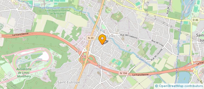 localisation de l'entreprise SCI LOGHMAN  LEUVILLE-SUR-ORGE