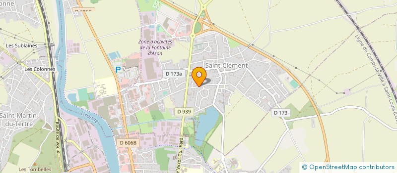 localisation de l'entreprise SCI LOGI à SAINT-CLEMENT