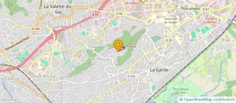 localisation de l'entreprise SCI LOGI à LA GARDE