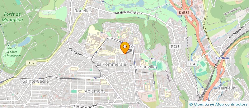 localisation de l'entreprise SCI LOGI.AZ à LE HAVRE