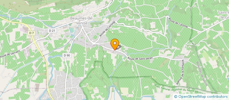 localisation de l'entreprise SCI LOGI DE MALERA  BEAUMES-DE-VENISE