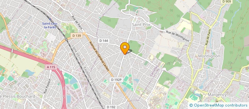 localisation de l'entreprise SCI LOGIAPUB à SAINT-PRIX