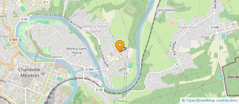 localisation de l'entreprise SCI LOGIC'IMMO  MONTCY-NOTRE-DAME