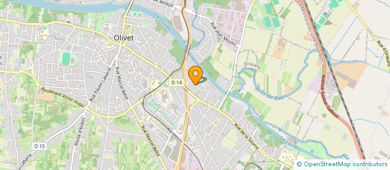 localisation de l'entreprise SCI LOGICOFFIN à OLIVET