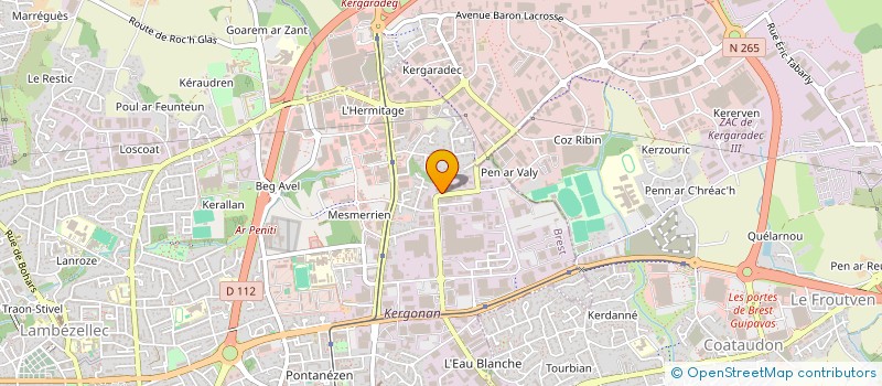 localisation de l'entreprise SCI LOGIK  BREST