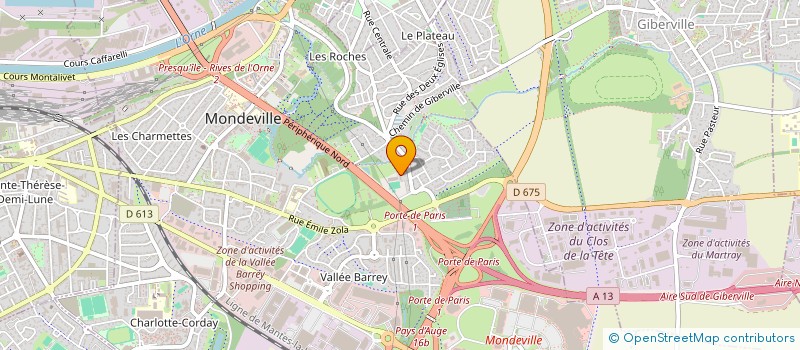 localisation de l'entreprise SCI LOGIKMUR à MONDEVILLE