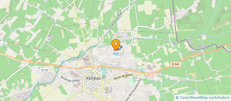 localisation de l'entreprise SCI LOGIMAT à VALREAS