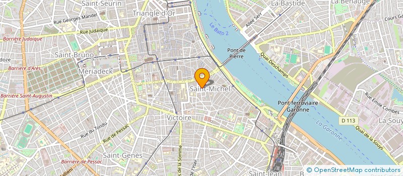 localisation de l'entreprise SCI LOGIPEL  BORDEAUX