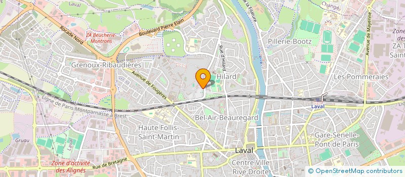 localisation de l'entreprise SCI LOGIPIERRE à LAVAL