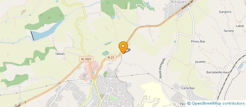 localisation de l'entreprise SCI LOGIROSS  PONT-DU-CASSE