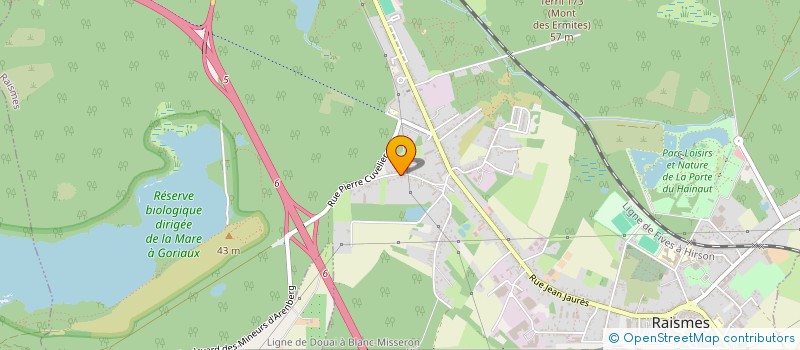 localisation de l'entreprise SCI LOGIS ANGE  RAISMES