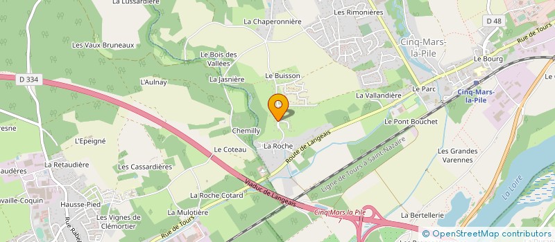 localisation de l'entreprise SCI LOGIS CINQ MARS  CINQ-MARS-LA-PILE