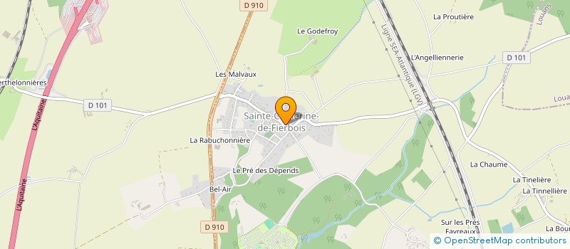 localisation de l'entreprise SCI LOGIS D'AUJOURD'HUI  SAINTE-CATHERINE-DE-FIERBOIS