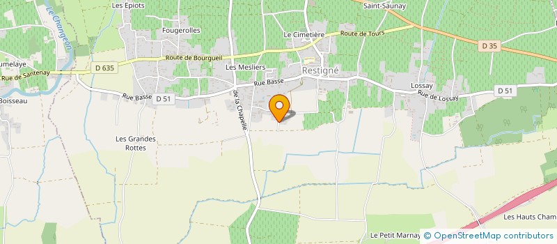localisation de l'entreprise SCI LOGIS DES MARAIS  RESTIGNE