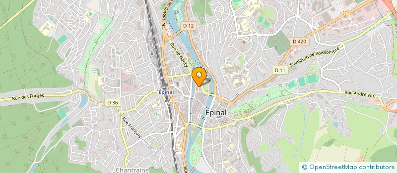 localisation de l'entreprise SCI LOGIS'ME à EPINAL