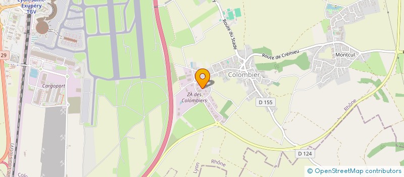 localisation de l'entreprise SCI LOGIS PLUS  COLOMBIER-SAUGNIEU