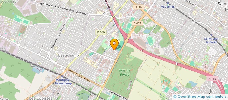 localisation de l'entreprise SCI LOGISA  TAVERNY