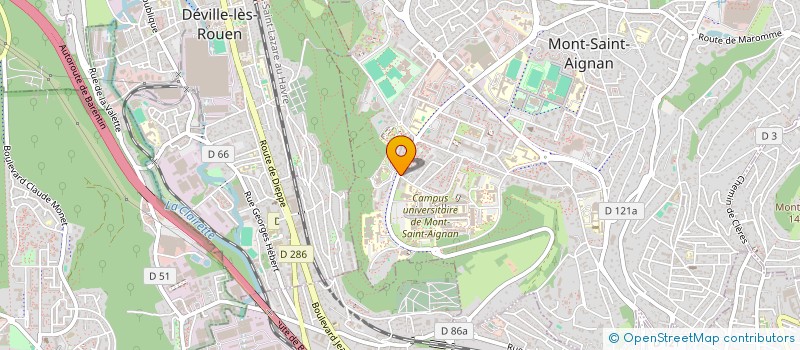 localisation de l'entreprise SCI LOGISFONCI  MONT-SAINT-AIGNAN