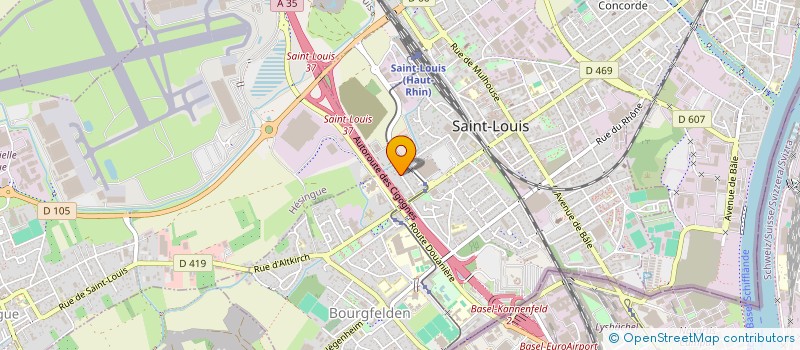 localisation de l'entreprise SCI LOGIXS à SAINT-LOUIS