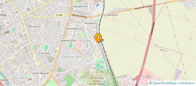 localisation de l'entreprise SCI LOGO  REIMS