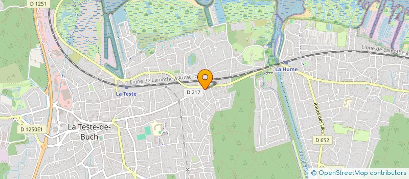 localisation de l'entreprise SCI LOGO'S  LA TESTE-DE-BUCH