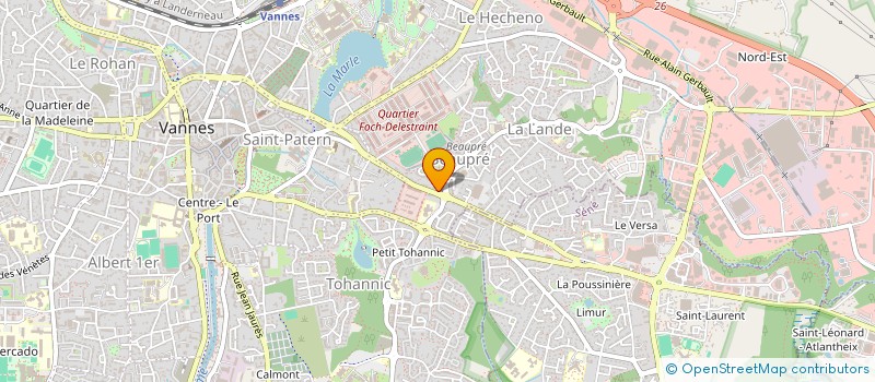 localisation de l'entreprise SCI LOGODEN à VANNES