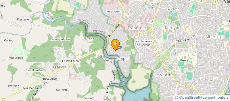 localisation de l'entreprise SCI LOGODEN à VANNES