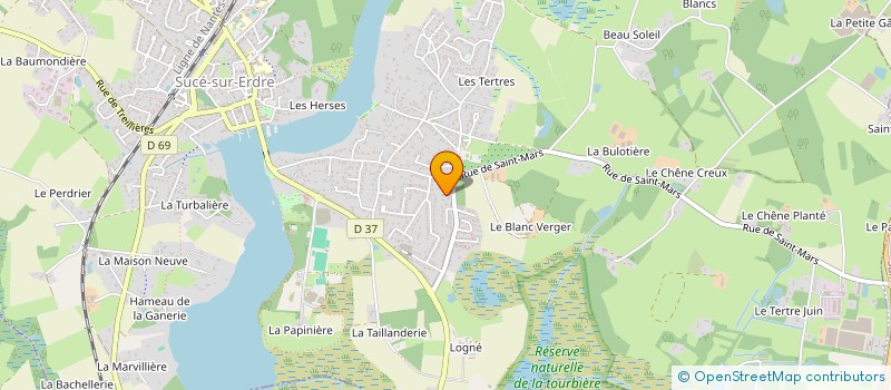 localisation de l'entreprise SCI LOGODEN  SUCE-SUR-ERDRE