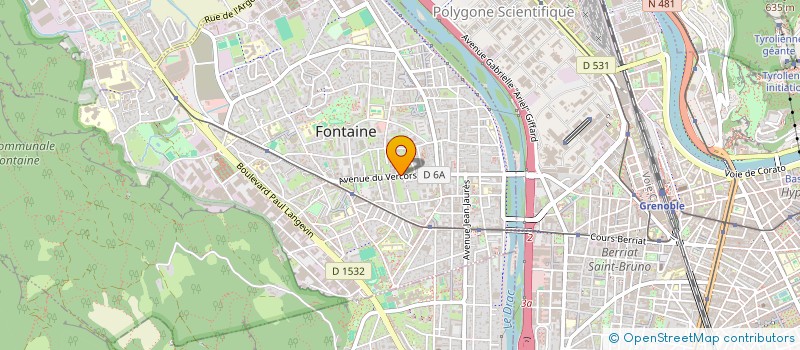 localisation de l'entreprise SCI LOGOPEDIA  FONTAINE