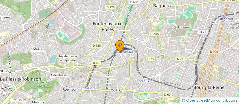 localisation de l'entreprise SCI LOGOPHONIE à FONTENAY-AUX-ROSES