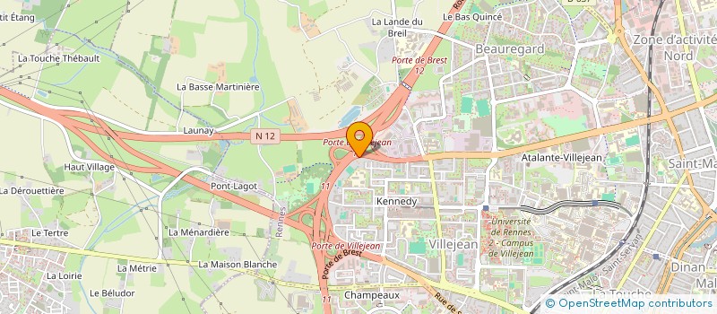 localisation de l'entreprise SCI LOGOS  RENNES