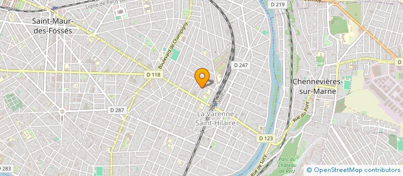 localisation de l'entreprise SCI LOGOS à SAINT-MAUR-DES-FOSSES