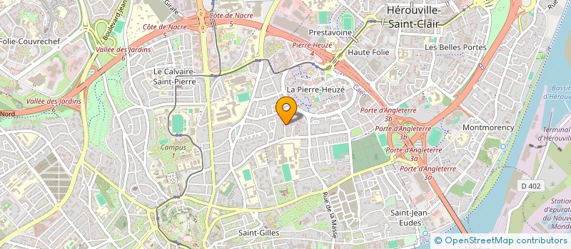 localisation de l'entreprise SCI LOGOTOP  CAEN