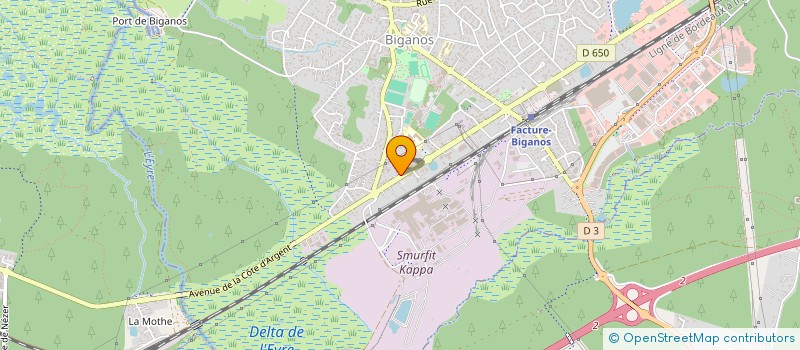 localisation de l'entreprise SCI LOGOVERIRE  BIGANOS