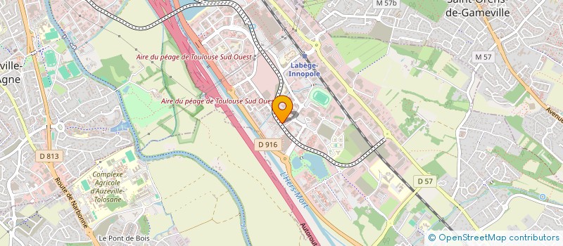 localisation de l'entreprise SCI LOGVIA  LABEGE