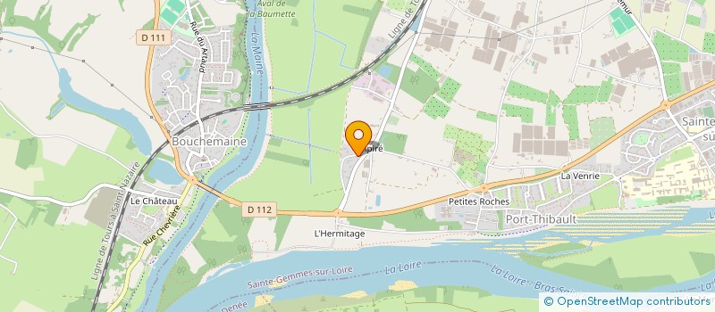 localisation de l'entreprise SCI LOGY  SAINTE-GEMMES-SUR-LOIRE