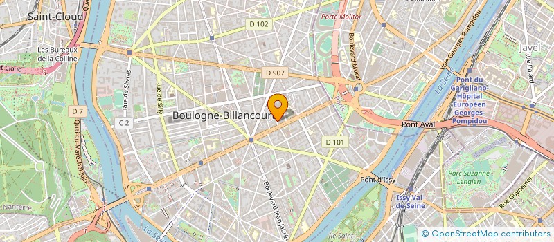localisation de l'entreprise SCI LOHI FUSHI à BOULOGNE-BILLANCOURT