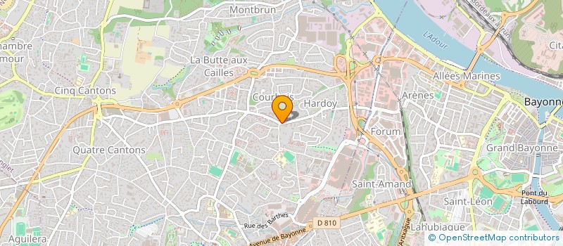 localisation de l'entreprise SCI LOHITZUN  ANGLET